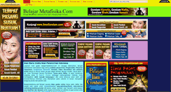 Desktop Screenshot of belajarmetafisika.com